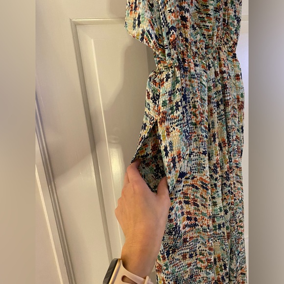 Silk jumpsuit WITH POCKETS! - Picture 3 of 5